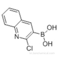 보론 산, B- (2- 클로로 -3- 퀴 놀리 닐) CAS 128676-84-6